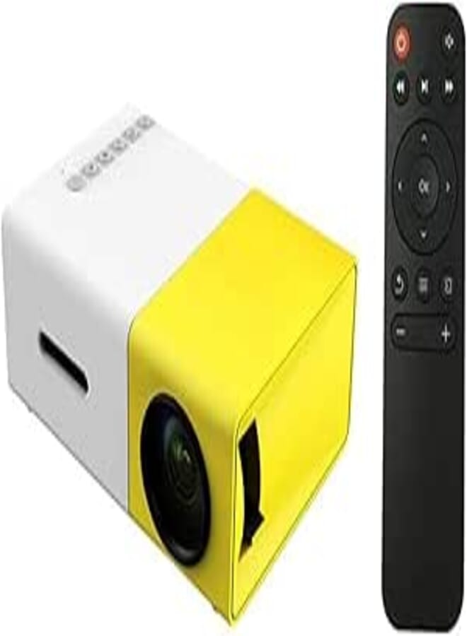 MOTIM YG300 LED Projector 1080P Projection Machine with USB -Yellow